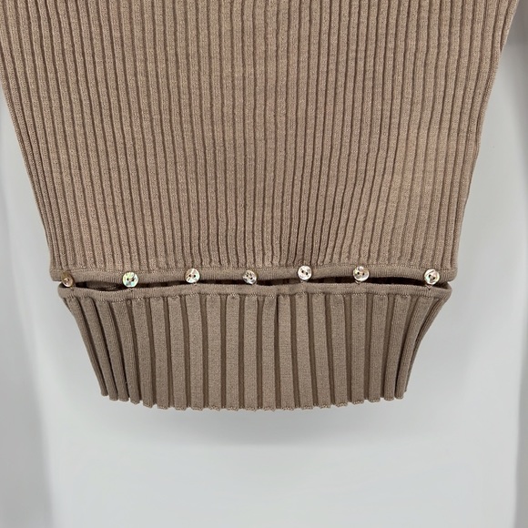 JONATHAN SIMKHAI Kenley Fine Wool Sweater in Sparrow XS - Picture 5 of 8